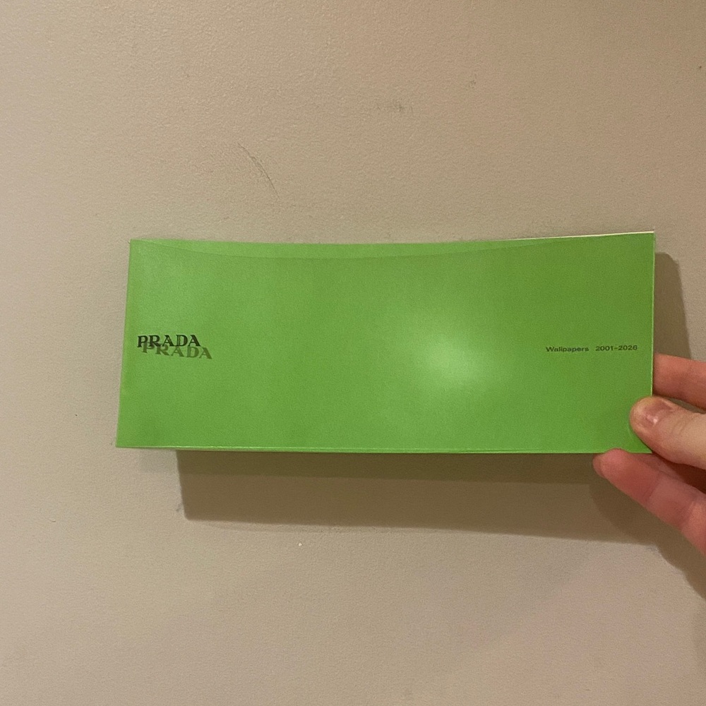 Prada Vibrant Green Booklet